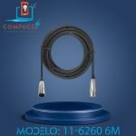 Cable Mitzu 11-6260 Para Micrófono 6 metros