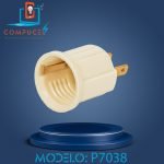 PORTALAMPARA CON CLAVIJA p7038