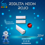 REGLETA NEON ROJO COD. 40999