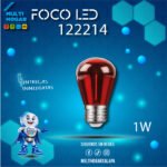 FOCO LED AKSI 1W COD.122214 ROJO