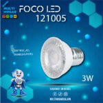LAMPARA LED E27 3W AKSI MOD. 121005 LUZ BLANCA
