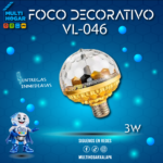 FOCO DECORATIVO TIANLAI 3W MOD. VL-007 REF. VL-046