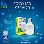 FOCO LED TIANLAI 20W MOD. TLBV-09 REF. S39W20