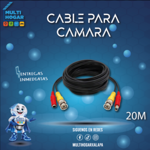 CABLE PARA CAMARA 20M