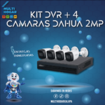 KIT DVR + 4 CAMARAS DAHUA 2MP MOD.KITXVR1B04-I-4B1A21