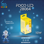 FOCO LED VOLTECK 75W LUZ CALIDA COD. 28064