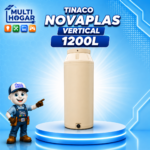 TINACO VERTICAL NOVAPLAS TRICAPA BEIGE 1200L