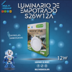 LUMINARIO LED PARA EMPOTRAR TIANLAI 12W MOD. TLPF-04 REF. S26W12A