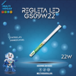 REGLETA LED TIANLAI 22W MOD. TLRG31 REF. GS09W22