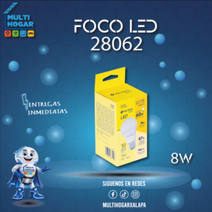 FOCO LED VOLTECK 60W LUZ CALIDA CODIGO 28062