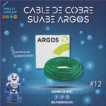 CABLE DE COBRE SUAVE ARGOS #12 THW-LS VERDE 100M