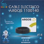 CABLE ELECTRICO CAJA ARGOS 14 MOD.1100140 NEGRO 100M