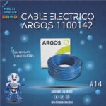 CABLE ELECTRICO CAJA ARGOS 14 MOD.1100142 AZUL 100M