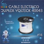 CABLE ELECTRICO CARRETE DUPLEX VOLTECK #16 AWG CODIGO 40043 300M