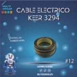 CABLE ELECTRICO ROLLO KEER #12 AWG COD.3994 NEGRO 25M