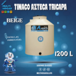 TINACO AZTECA BEIGE 1200L MOD. AZTECA