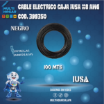 CABLE ELECTRICO CAJA IUSA #8 AWG NEGRO COD. 399350