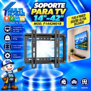 SOPORTE PARA TV LINK BITS 14"-42" MOD. F1442N01B