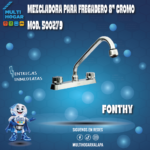 MEZCLADORA PARA FREGADERO 8" CROMO MOD. 500279