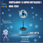 VENTILADOR 3 EN 1 ( 5 ASPAS METALICAS ) MOD. FS50 / 802454 / SUNE -1851 / FS-72
