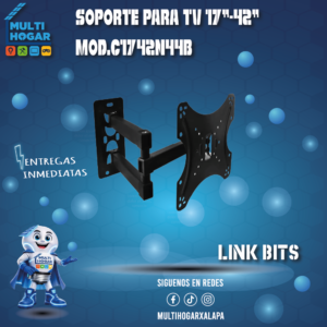 SOPORTE PARA TV LINK BITS 17"-42" MOD.C1742N44B