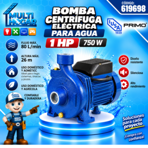 BOMBA CENTRIFUGA PRIMO 1HP COD.619698