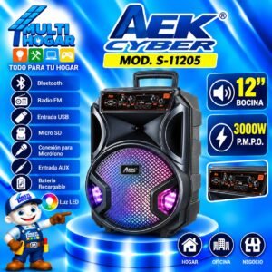 BOCINA BAFLE 12" AEK MOD. S-11205