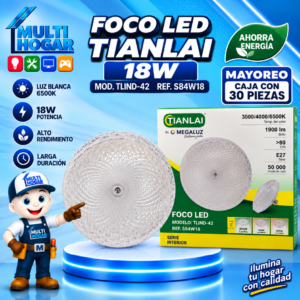 FOCO LED TIANLAI 18W MOD. TLIND-42 REF. S84W18